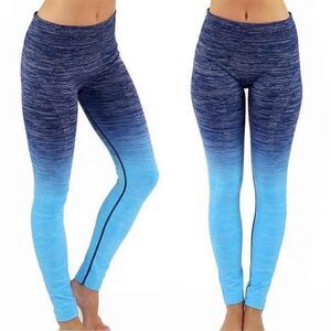 Ombré Blue Leggings Size Small